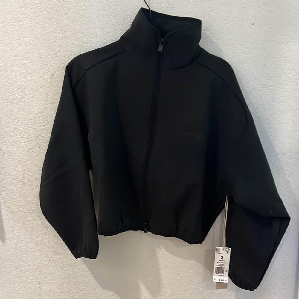 Adidas Fear of God Essentials Womens Suede Track Jacket